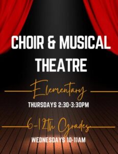 Choir and Musical Theater Flyer