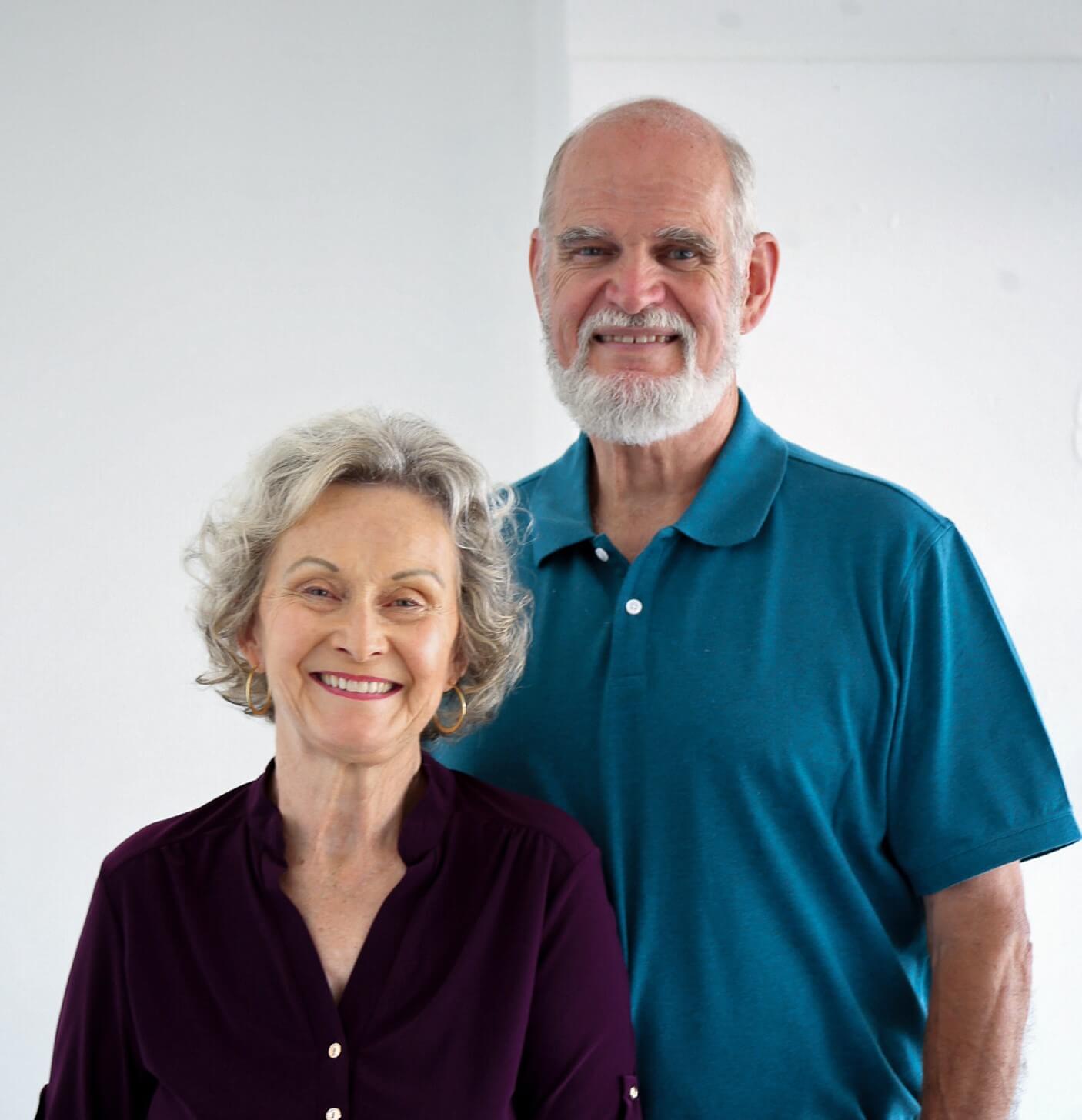 Image of TEACH founder Terri White and her husband.